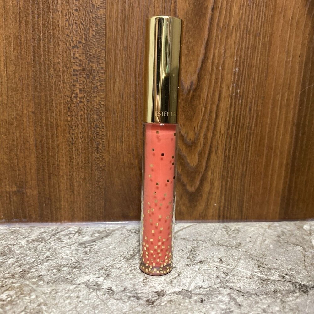 Estee Lauder Pure Envy UP IN FLAMES 105 Lip Gloss Kissable Pink‎ .09 oz/2.7mL